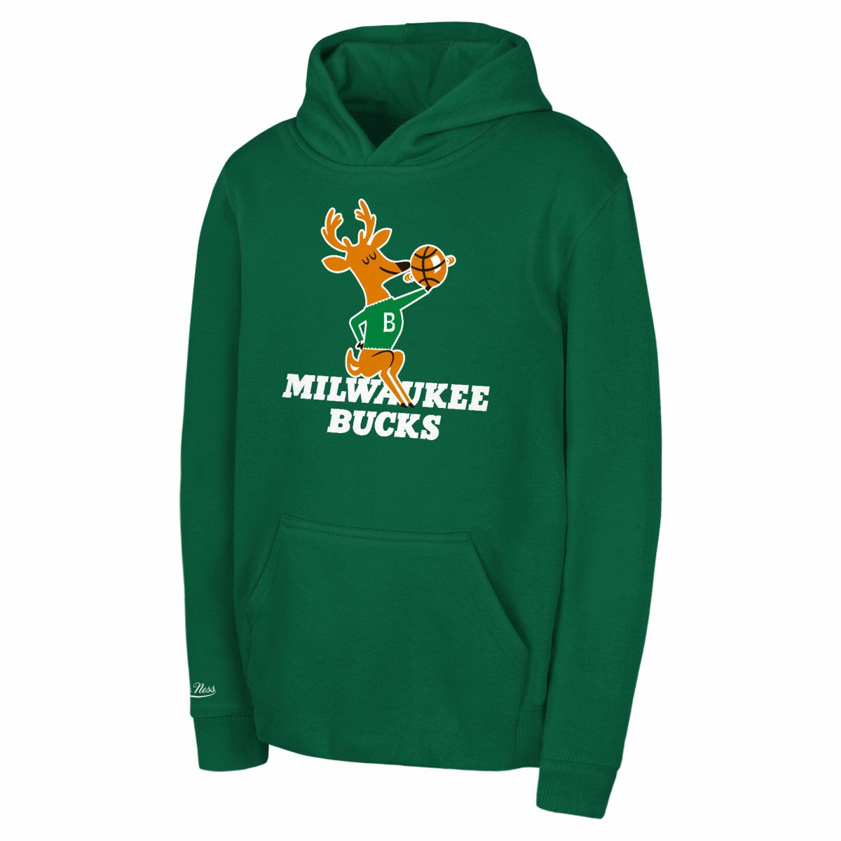 Milwaukee Bucks Preschool Retro Logo Pullover Hoodie Green - NBA