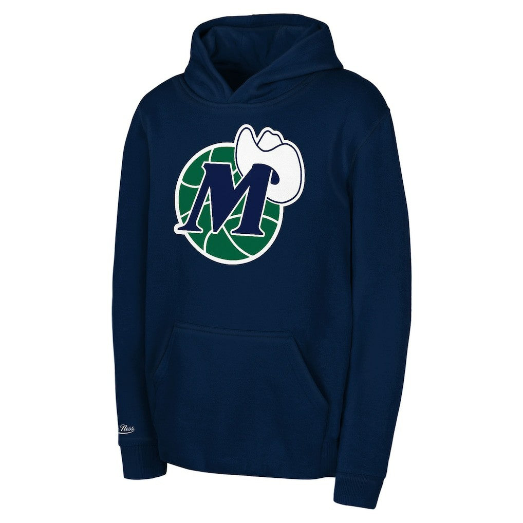 Dallas Mavericks Preschool Retro Logo Pullover Hoodie Navy - NBA
