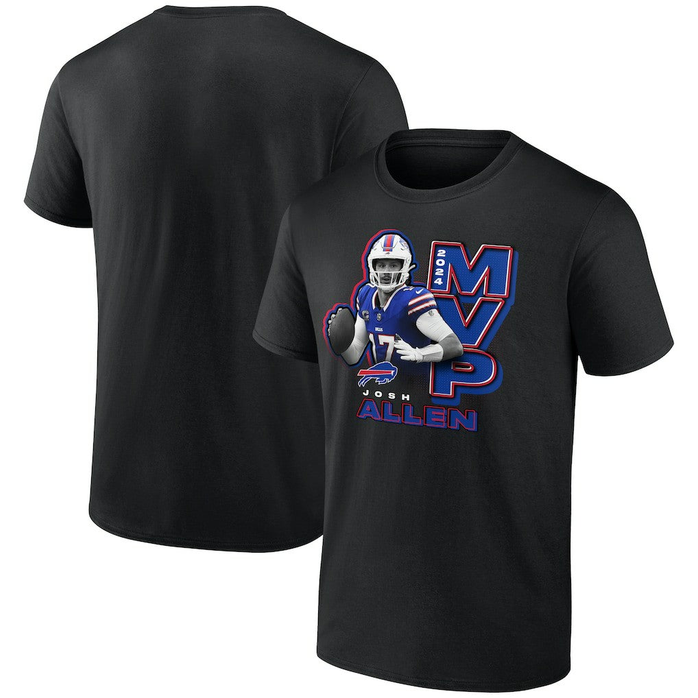 Josh Allen Buffalo Bills 2024 NFL MVP T-Shirt Black | NFL