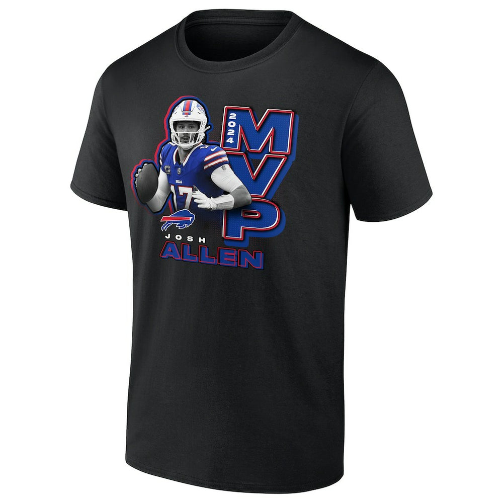 Josh Allen Buffalo Bills 2024 NFL MVP T-Shirt Black | NFL