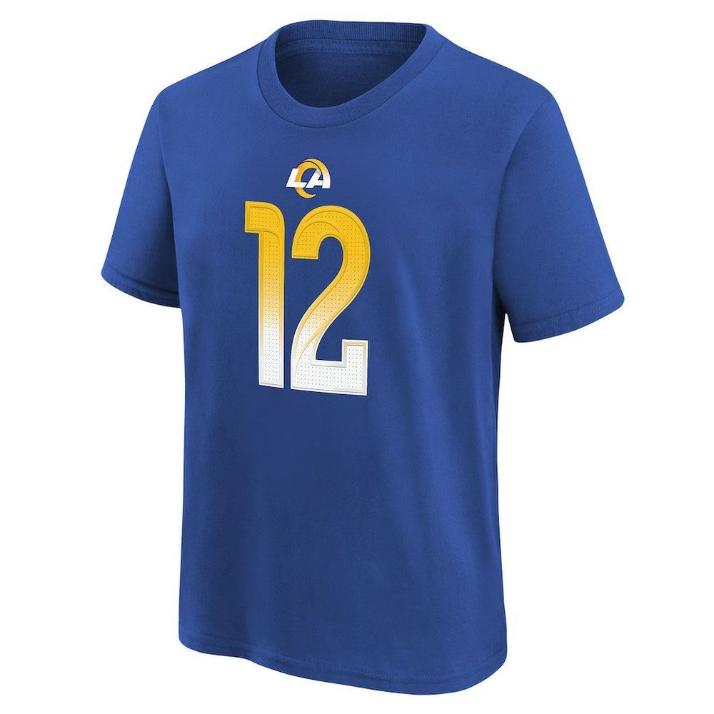 Puka Nacua Los Angeles Rams Youth Player Name & Number T-Shirt Royal | Nike for Sale