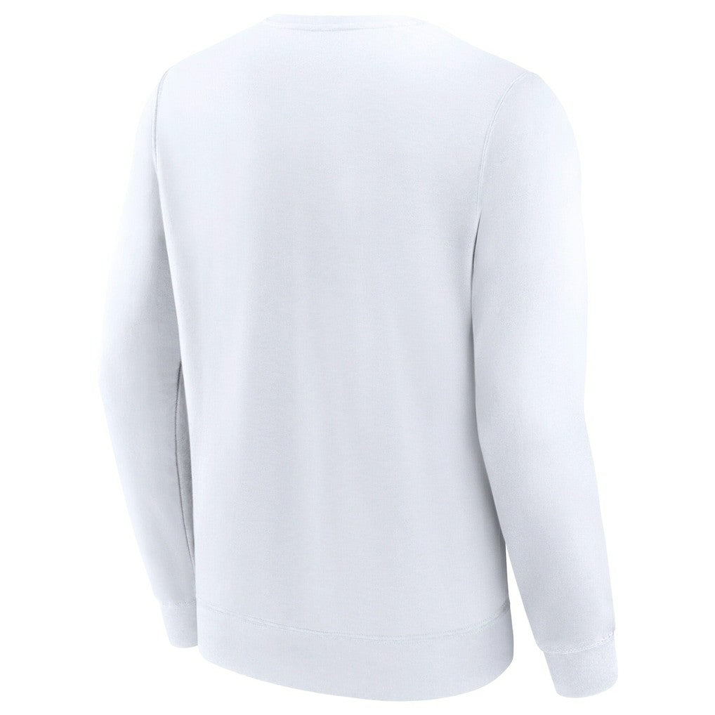 Philadelphia Eagles Super Bowl LIX Champions Iconic Victory Fleece Sweatshirt White | Fanatics