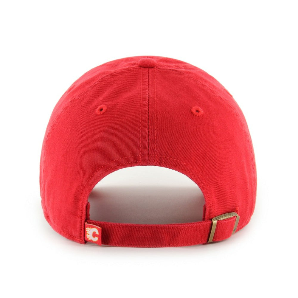 Calgary Flames '47 Core Logo Clean Up Adjustable Hat - Red - NHL