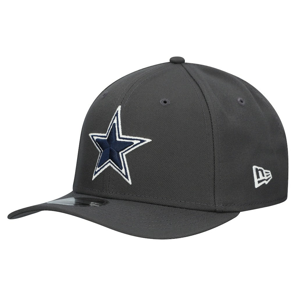 Dallas Cowboys New Era Main 9SEVENTY Adjustable Hat Graphite | NFL