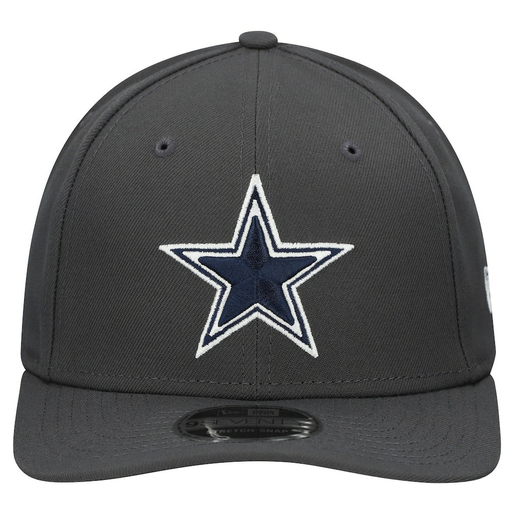 Dallas Cowboys New Era Main 9SEVENTY Adjustable Hat Graphite | NFL