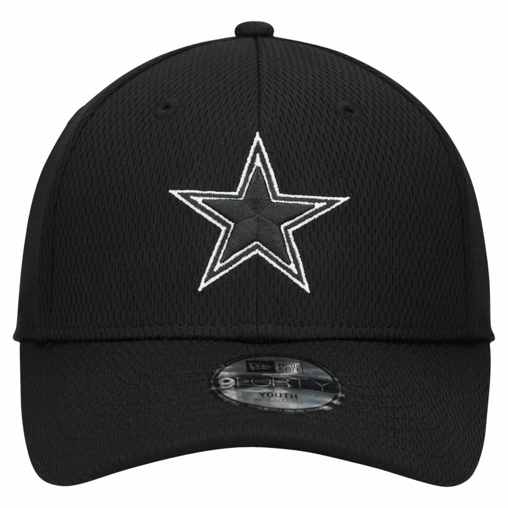 Dallas Cowboys New Era Youth B-Dub 9FORTY Adjustable Hat Black | NFL