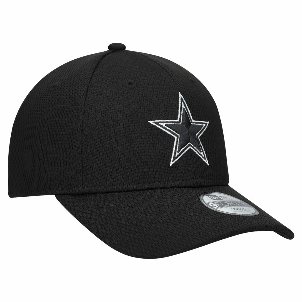 Dallas Cowboys New Era Youth B-Dub 9FORTY Adjustable Hat Black | NFL