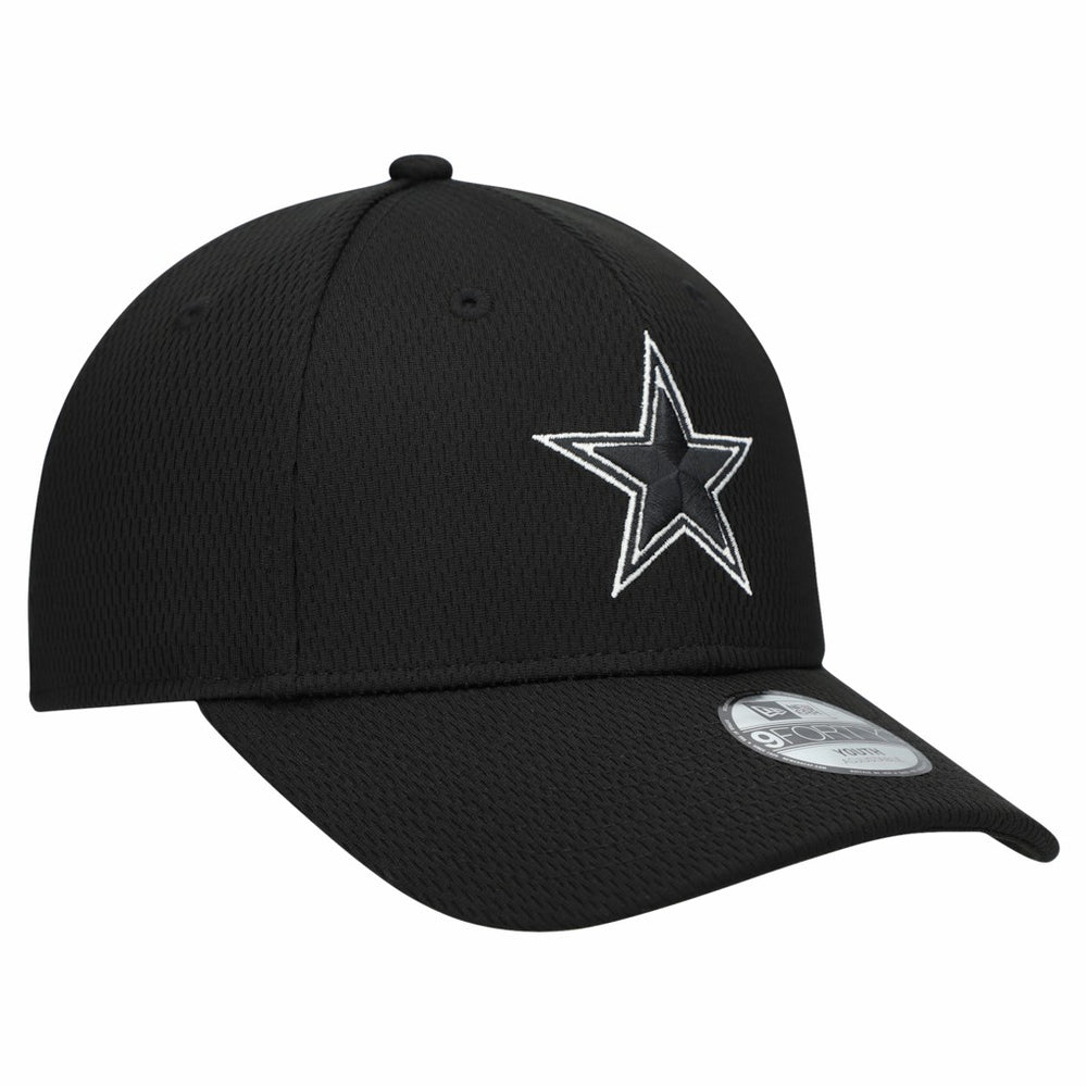 Dallas Cowboys New Era Youth B-Dub 9FORTY Adjustable Hat Black | NFL