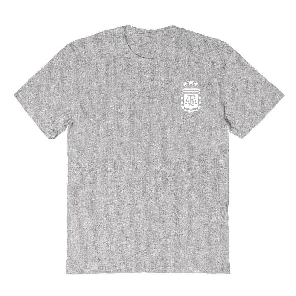 Argentina National Team Vive La Fete Women's Impressions Artwork T-Shirt Heather Gray - FIFA World CUP