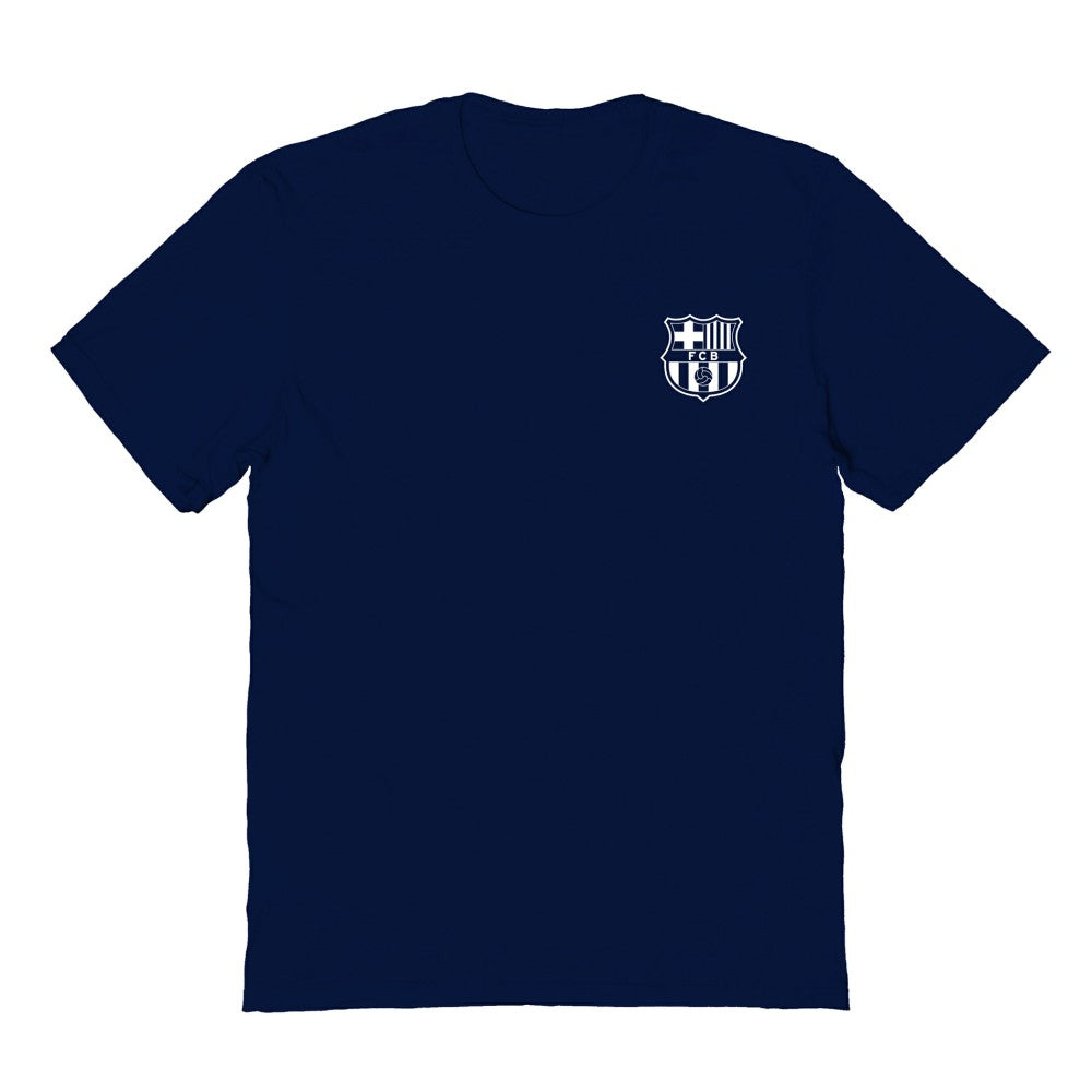 Barcelona Vive La Fete Women's Impressions Artwork T-Shirt Navy - FIFA World CUP