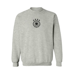 Germany National Team Vive La Fete Women's Color Badge Pullover Sweatshirt Heather Gray - FIFA World CUP