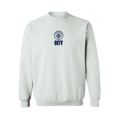 Manchester City Vive La Fete Women's Color Badge Pullover Sweatshirt White - FIFA World CUP