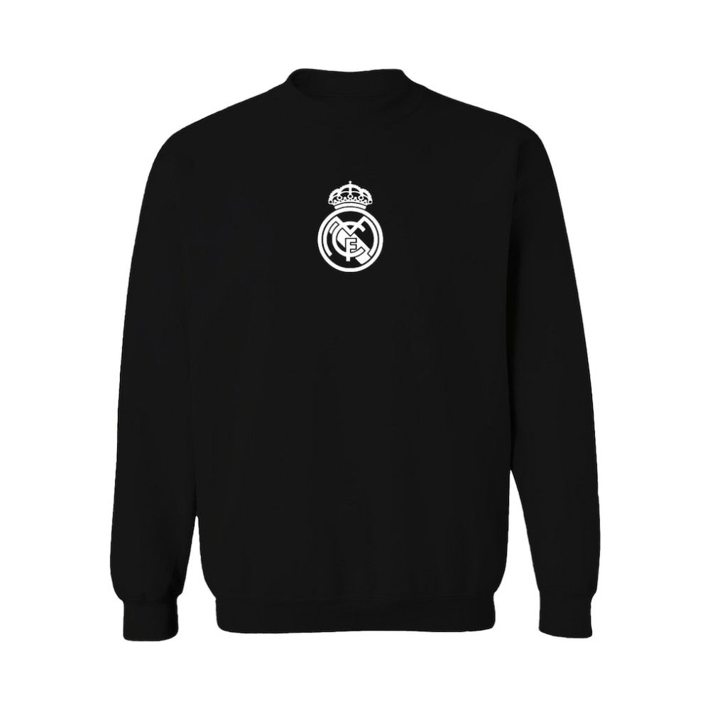 Real Madrid Vive La Fete Women's Color Badge Pullover Sweatshirt Black - FIFA World CUP