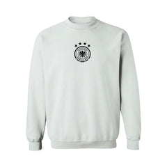 Germany National Team Vive La Fete Women's Color Badge Pullover Sweatshirt White - FIFA World CUP