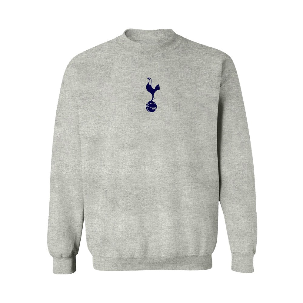 Tottenham Hotspur Vive La Fete Women's Color Badge Pullover Sweatshirt Heather Gray - FIFA World CUP