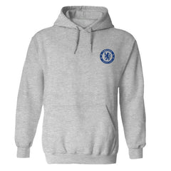 Chelsea Vive La Fete Women's Color Badge Pullover Hoodie Heather Gray - FIFA World CUP