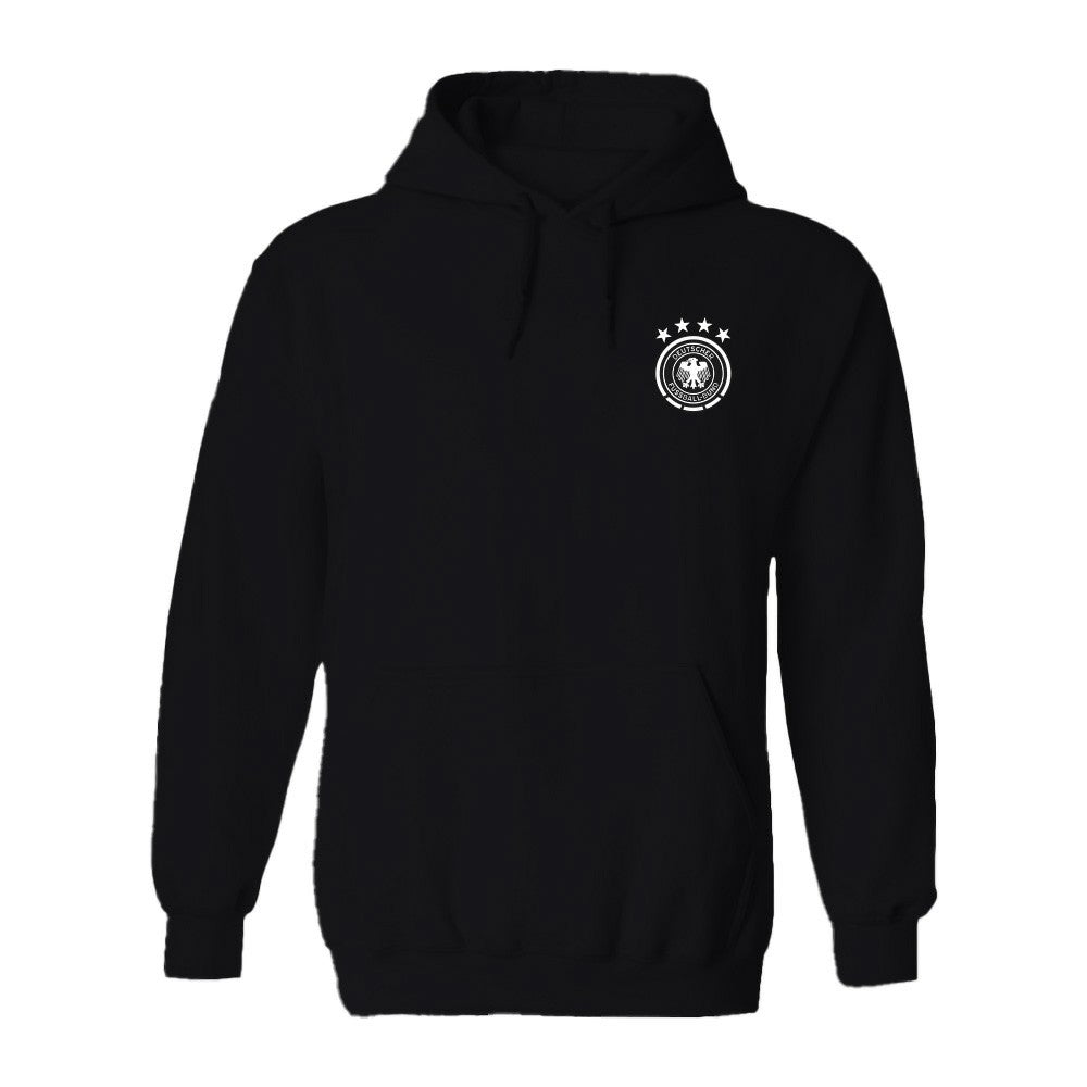Germany National Team Vive La Fete Women's Color Badge Pullover Hoodie Black - FIFA World CUP