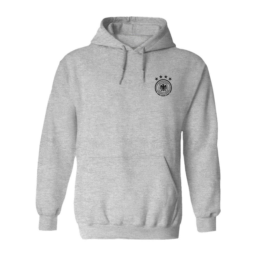 Germany National Team Vive La Fete Women's Color Badge Pullover Hoodie Heather Gray - FIFA World CUP
