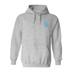 Argentina National Team Vive La Fete Women's Color Badge Pullover Hoodie Heather Gray - FIFA World CUP