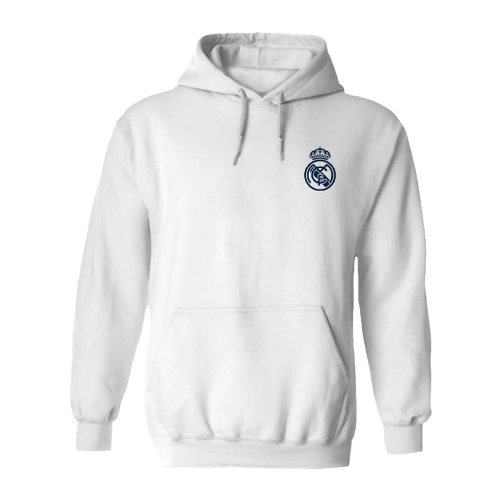 Real Madrid Vive La Fete Women's Color Badge Pullover Hoodie White - FIFA World CUP