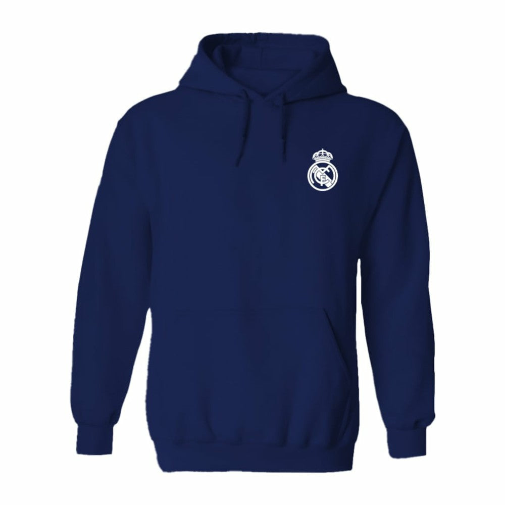 Real Madrid Vive La Fete Women's Color Badge Pullover Hoodie Navy - FIFA World CUP