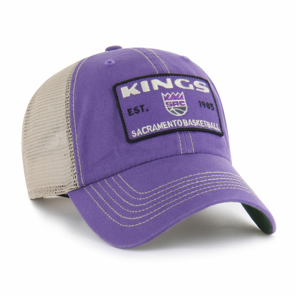 Sacramento Kings '47 Wabash Patch Clean Up Adjustable Hat Purple/Tan - NBA