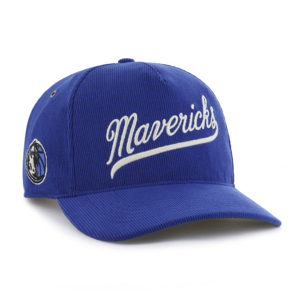Dallas Mavericks '47 Golden Age Relaxed Corduroy Hitch Adjustable Hat Royal - NBA