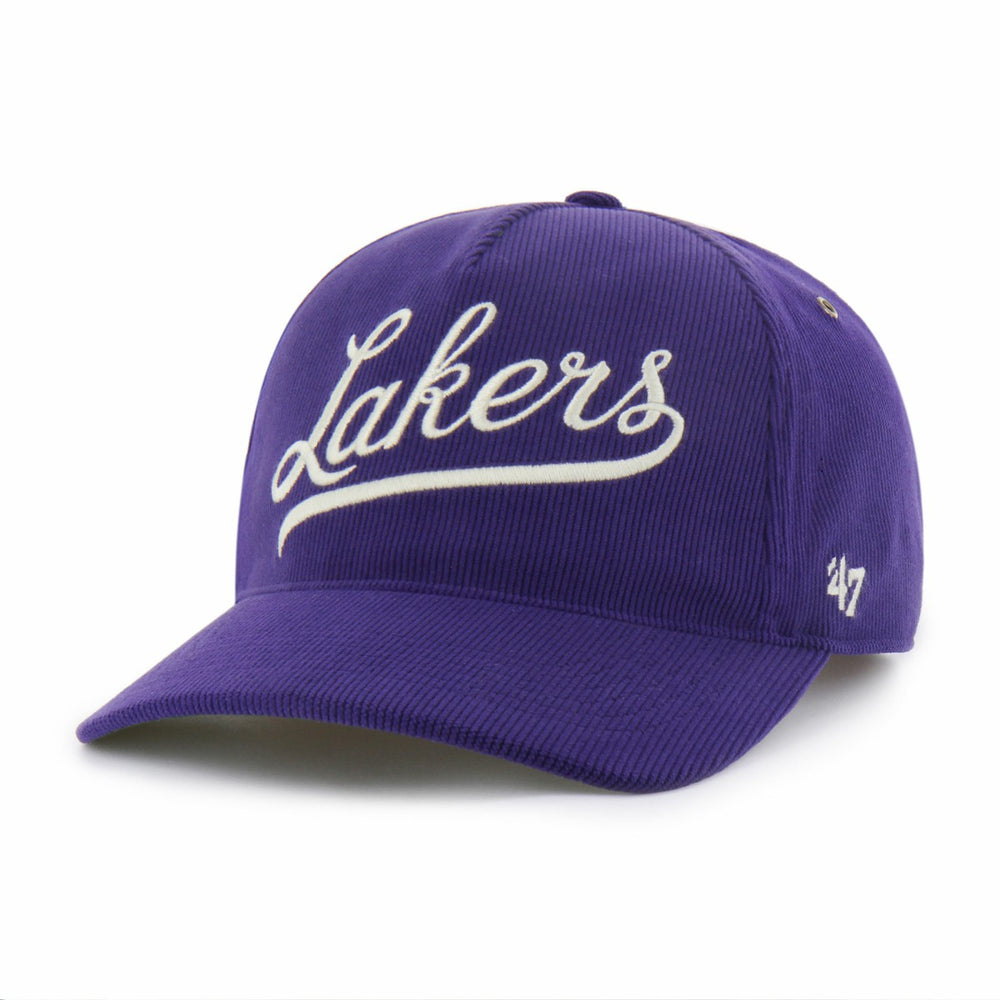 Los Angeles Lakers '47 Golden Age Relaxed Corduroy Hitch Adjustable Hat Purple - NBA