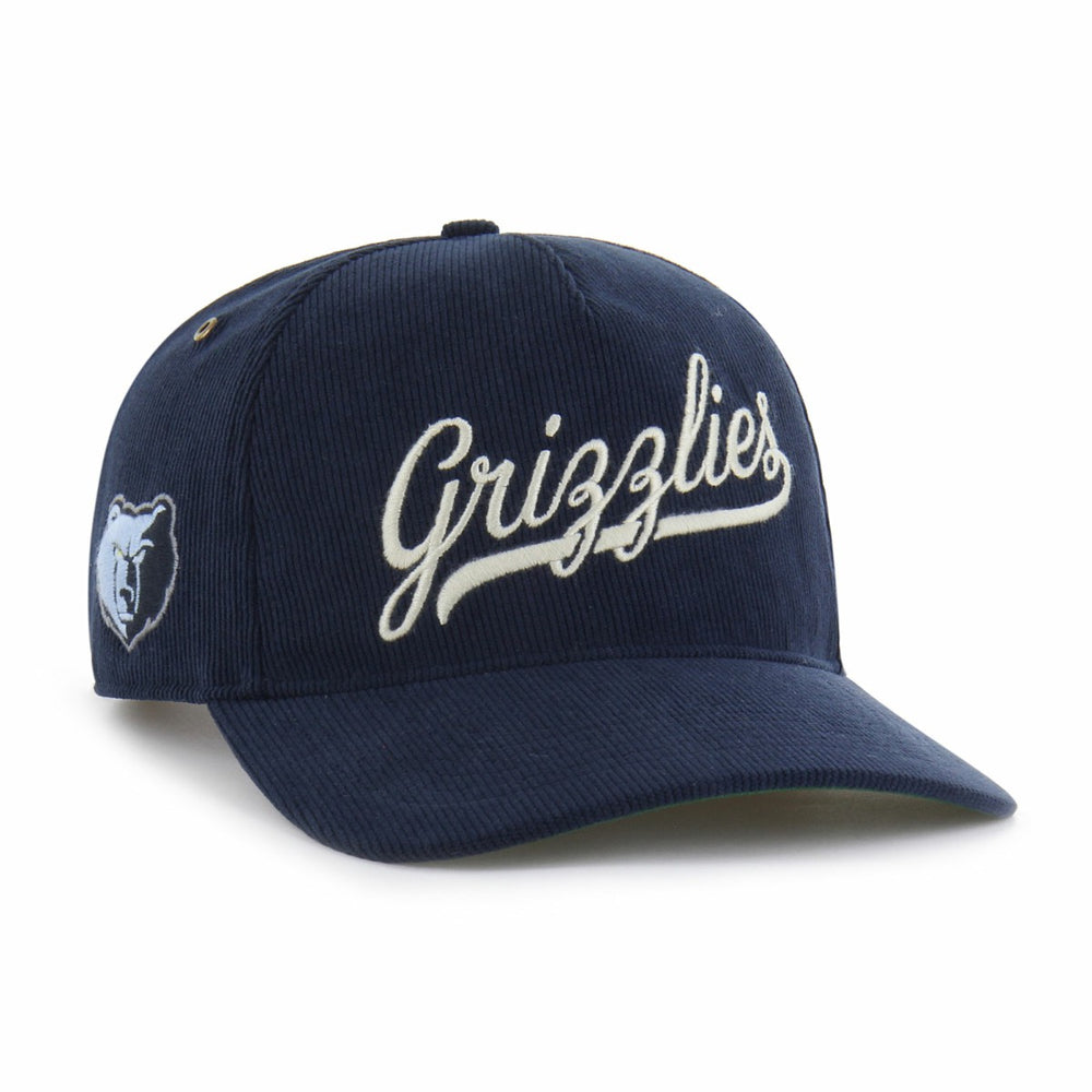 Memphis Grizzlies '47 Golden Age Relaxed Corduroy Hitch Adjustable Hat Navy - NBA