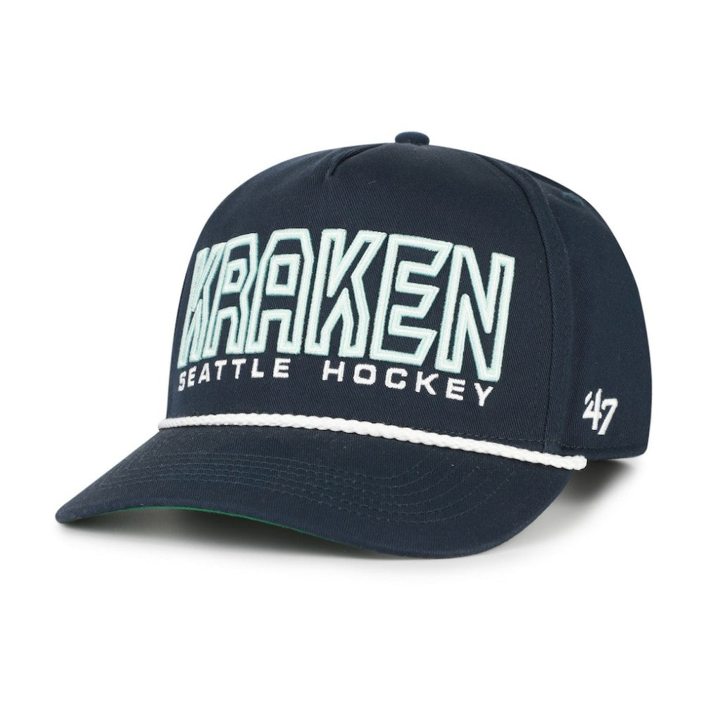 Seattle Kraken '47 Byline Hitch Adjustable Hat - Deep Sea Blue - NHL