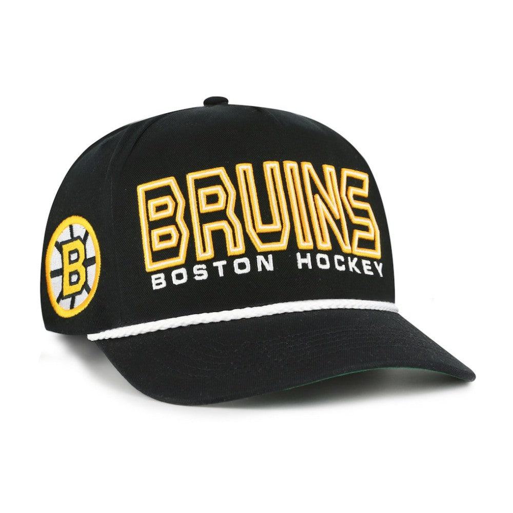 Boston Bruins '47 Byline Hitch Adjustable Hat - Black - NHL