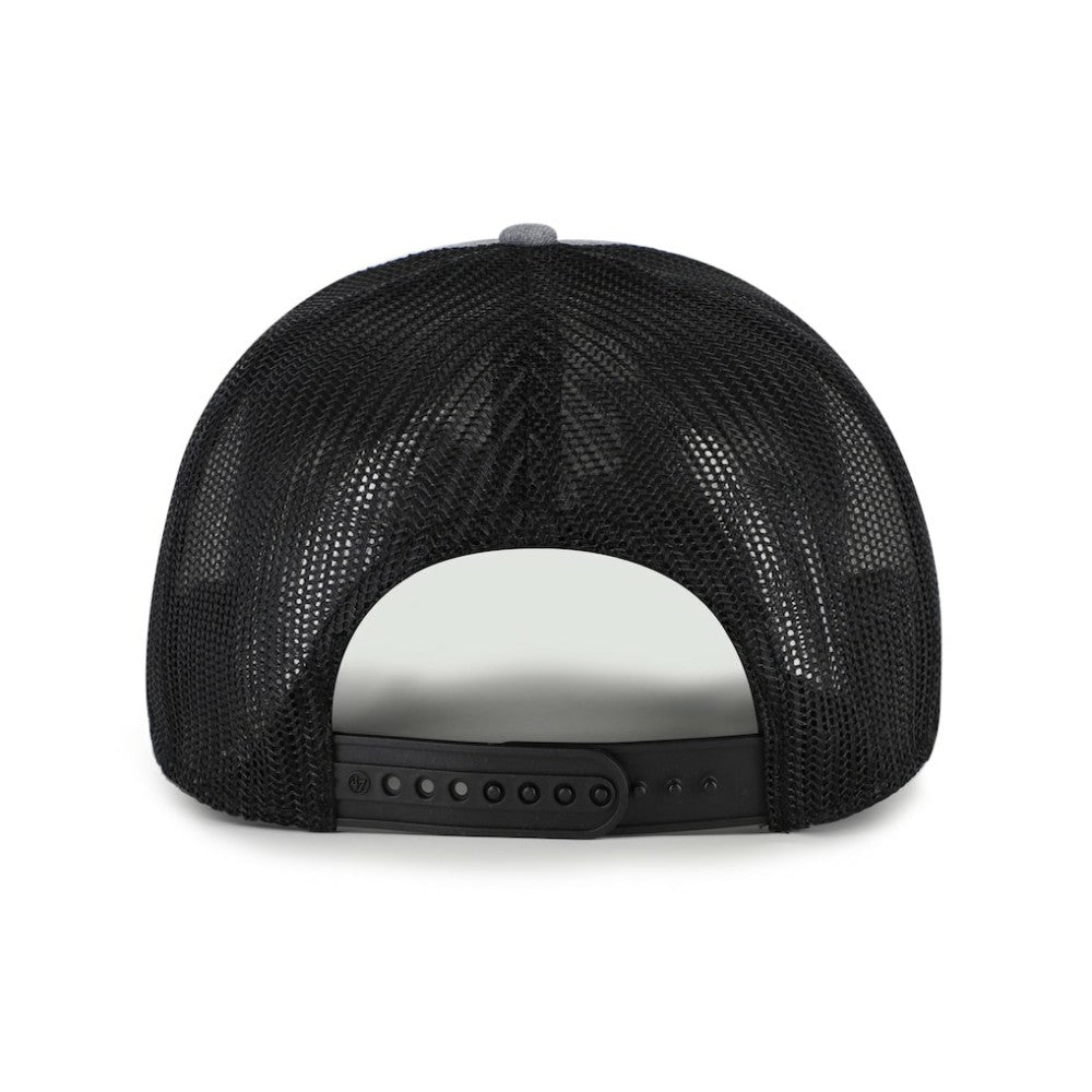 Boston Bruins '47 Carbon Rope Trucker Adjustable Hat - Gray - NHL