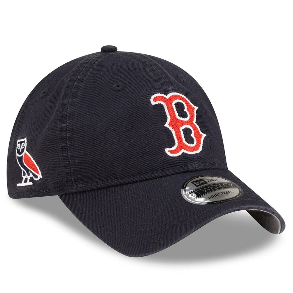 Boston Red Sox OVO x New Era Washed 9TWENTY Adjustable Hat - MLB