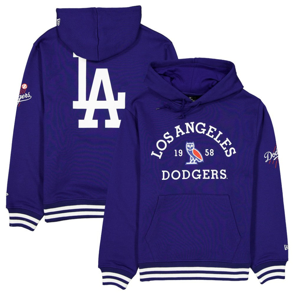 Los Angeles Dodgers OVO x New Era Heavyweight Fleece Hoodie - MLB