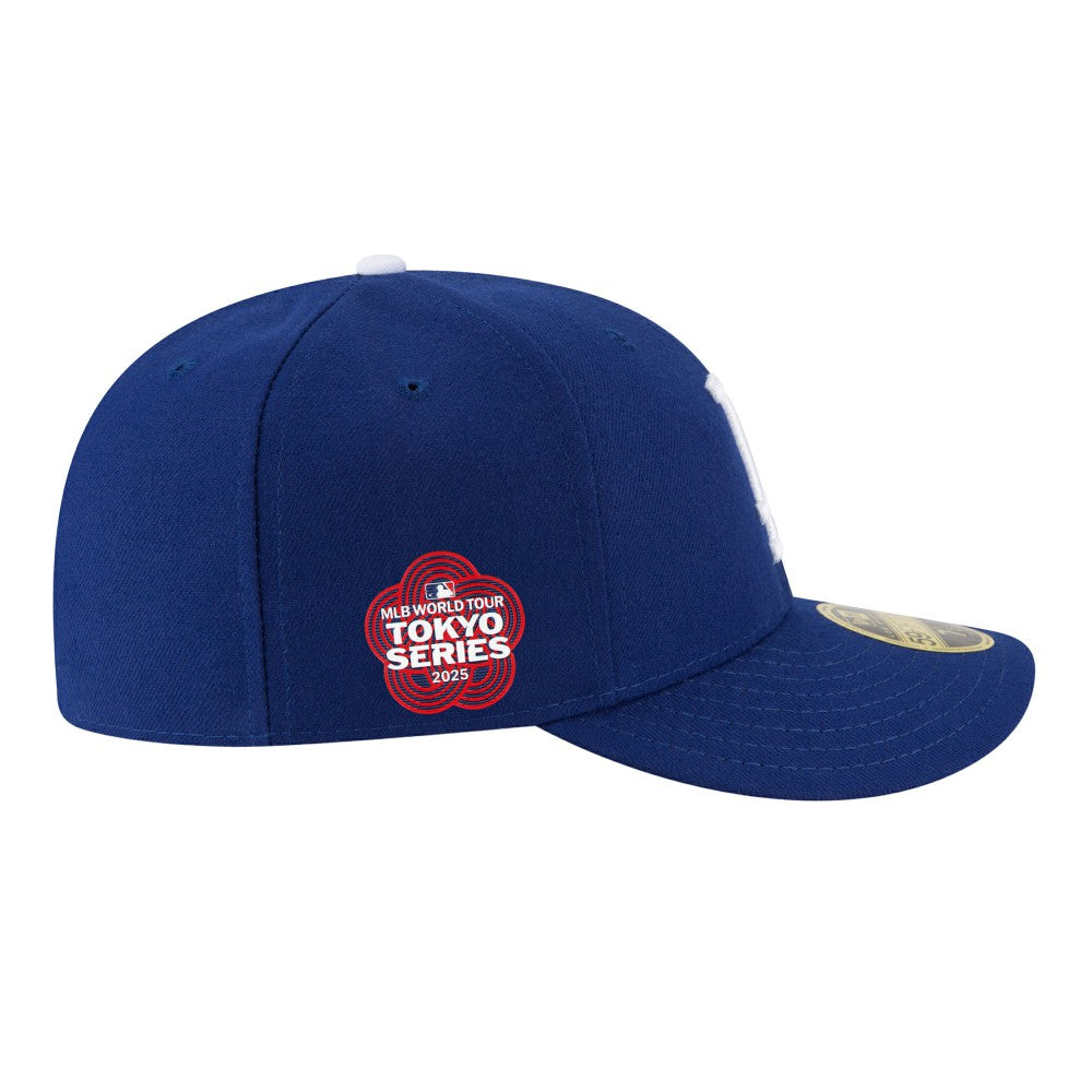 Los Angeles Dodgers New Era 2025 MLB World Tour: Tokyo Series Side Patch Low Profile 59FIFTY Fitted Hat - MLB