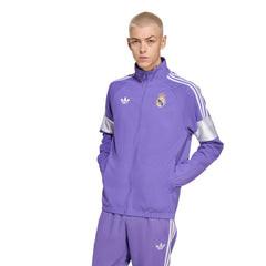 Real Madrid Lifestyler Full-Zip Track Jacket Purple | Adidas discount