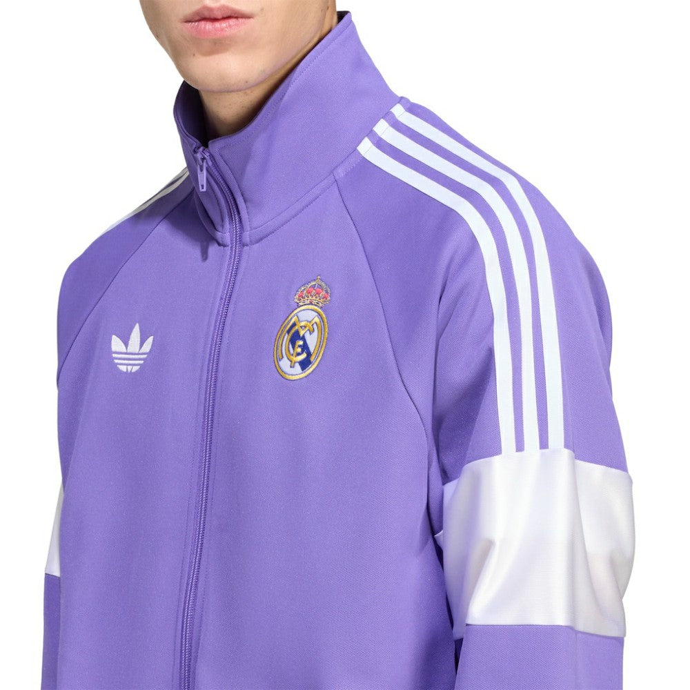 Real Madrid Lifestyler Full-Zip Track Jacket Purple | Adidas discount