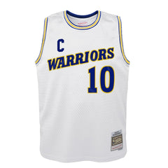 Tim Hardaway Golden State Warriors Youth 1990-91 Hardwood Classics Swingman Throwback Home Jersey White - NBA