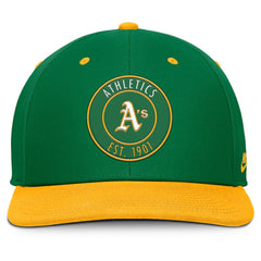 Athletics Nike Cooperstown Collection Pro Dri-FIT Snapback Hat - MLB