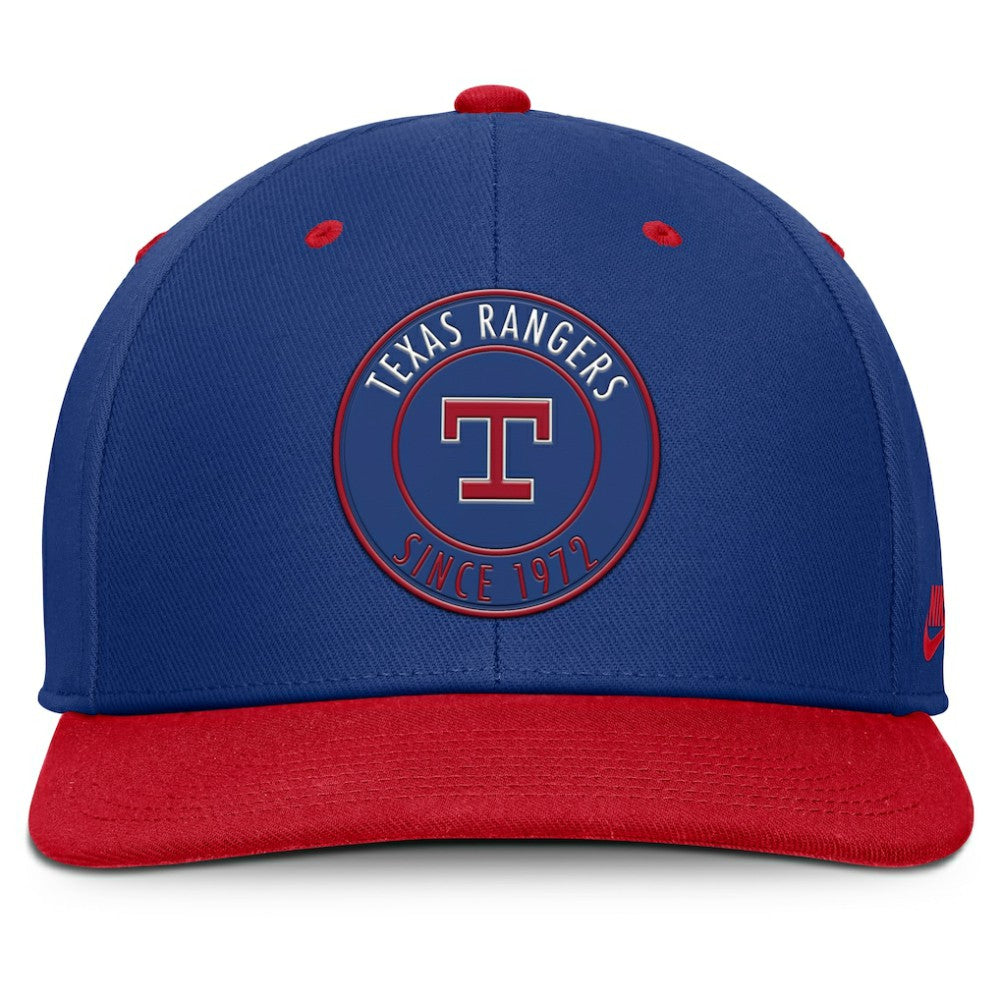 Texas Rangers Nike Cooperstown Collection Pro Dri-FIT Snapback Hat - MLB