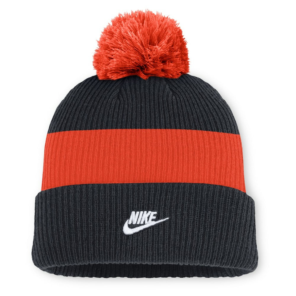 Detroit Tigers Nike Cooperstown Collection Peak Standard Cuffed Knit Hat with Pom - MLB
