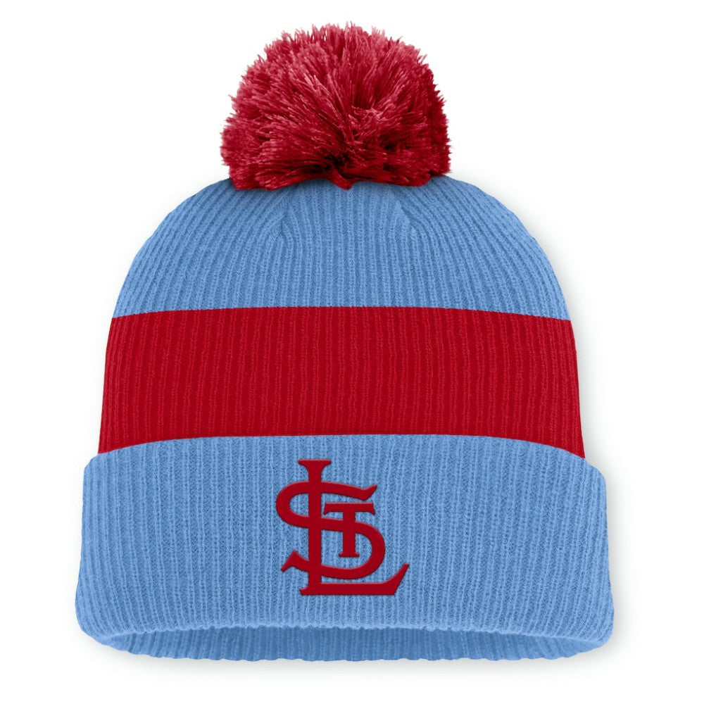 St. Louis Cardinals Nike Cooperstown Collection Peak Standard Cuffed Knit Hat with Pom - MLB