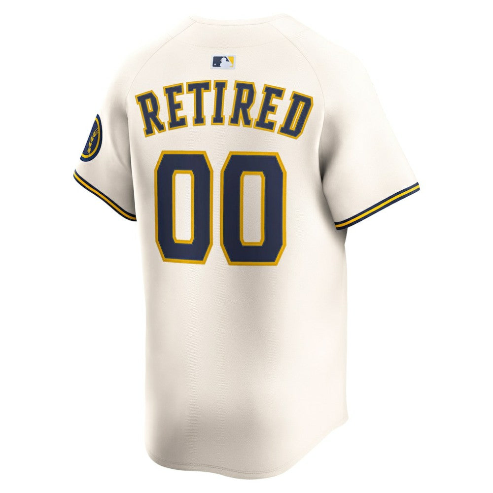 Milwaukee Brewers Nike Home Limited Pick-A-Player Retired Roster Jersey - MLB