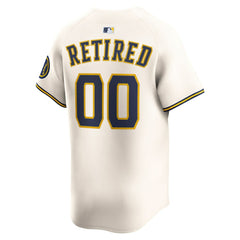 Milwaukee Brewers Nike Home Limited Pick-A-Player Retired Roster Jersey - MLB