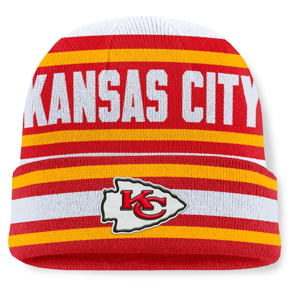 Kansas City Chiefs Center Cuffed Knit Hat Red | Fanatics