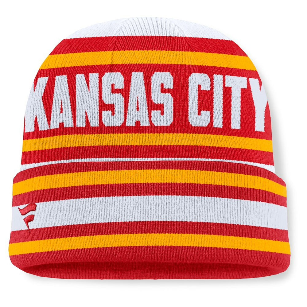 Kansas City Chiefs Center Cuffed Knit Hat Red | Fanatics