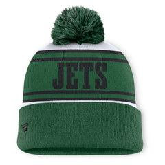 New York Jets Center Cuffed Knit Hat with Pom Green | Fanatics