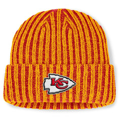Kansas City Chiefs Field Judge Cuffed Knit Hat Red/Gold | Fanatics