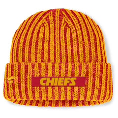 Kansas City Chiefs Field Judge Cuffed Knit Hat Red/Gold | Fanatics