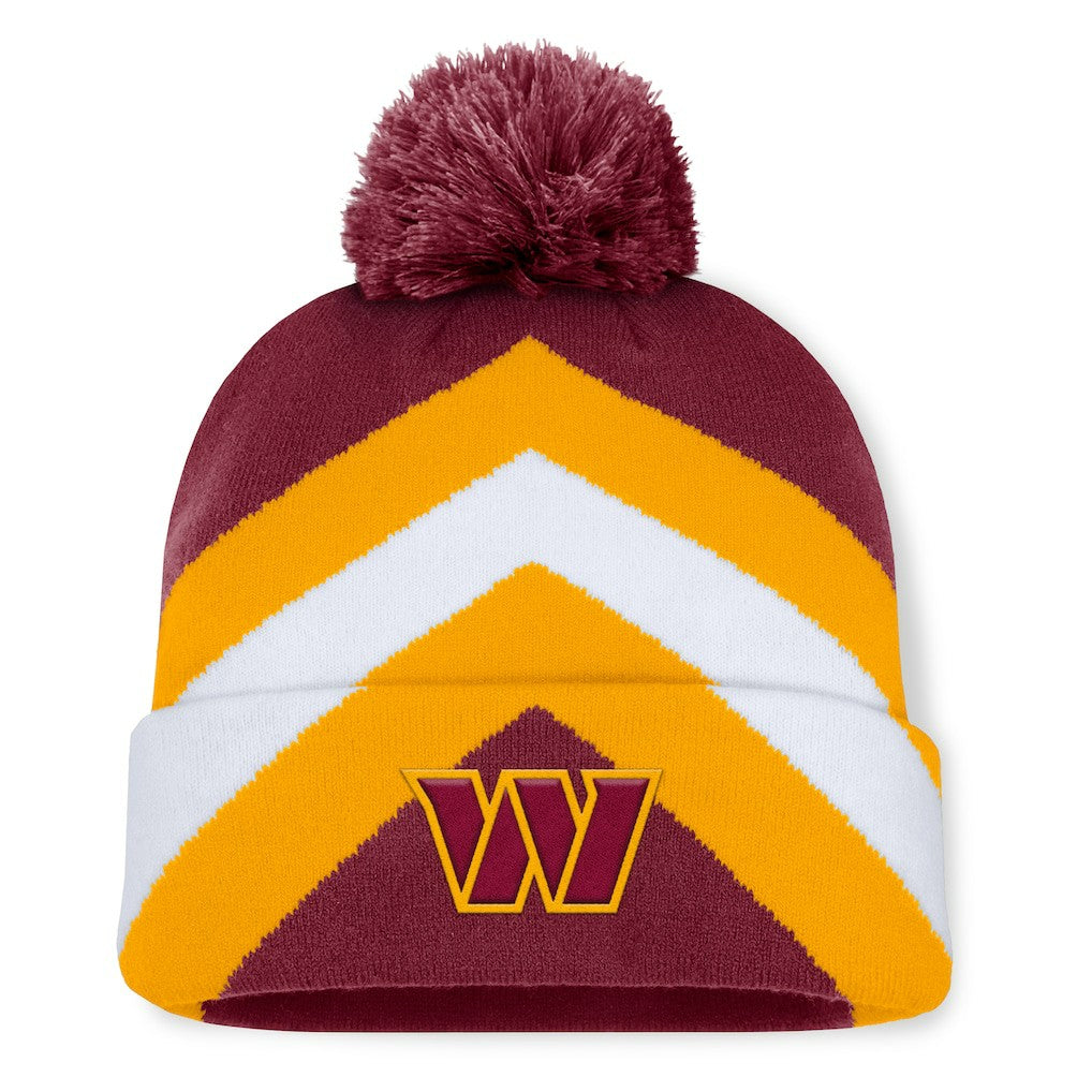 Washington Commanders Women's Cornerback Cuffed Knit Hat with Pom Burgundy | Fanatics